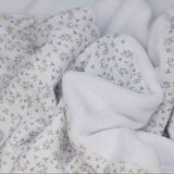 Couverture hiver ailette bleu