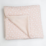 Couverture hiver rose soleil blanc