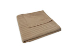 Couverture bébé tricot coton bio Biscuit