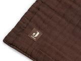 Grande couverture bébé gaze de coton - Chestnut