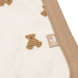 Couverture bébé gauffré pilou mini teddy bear