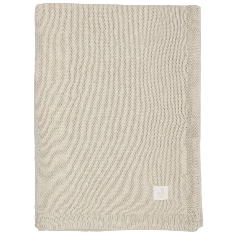 Couverture bébé doublée pilou Sprinkle Knit - Sand