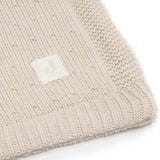 Couverture bébé doublée pilou Sprinkle Knit - Sand