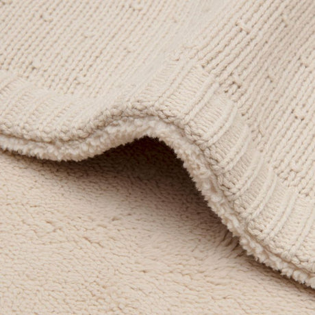 Couverture bébé doublée pilou Sprinkle Knit - Sand