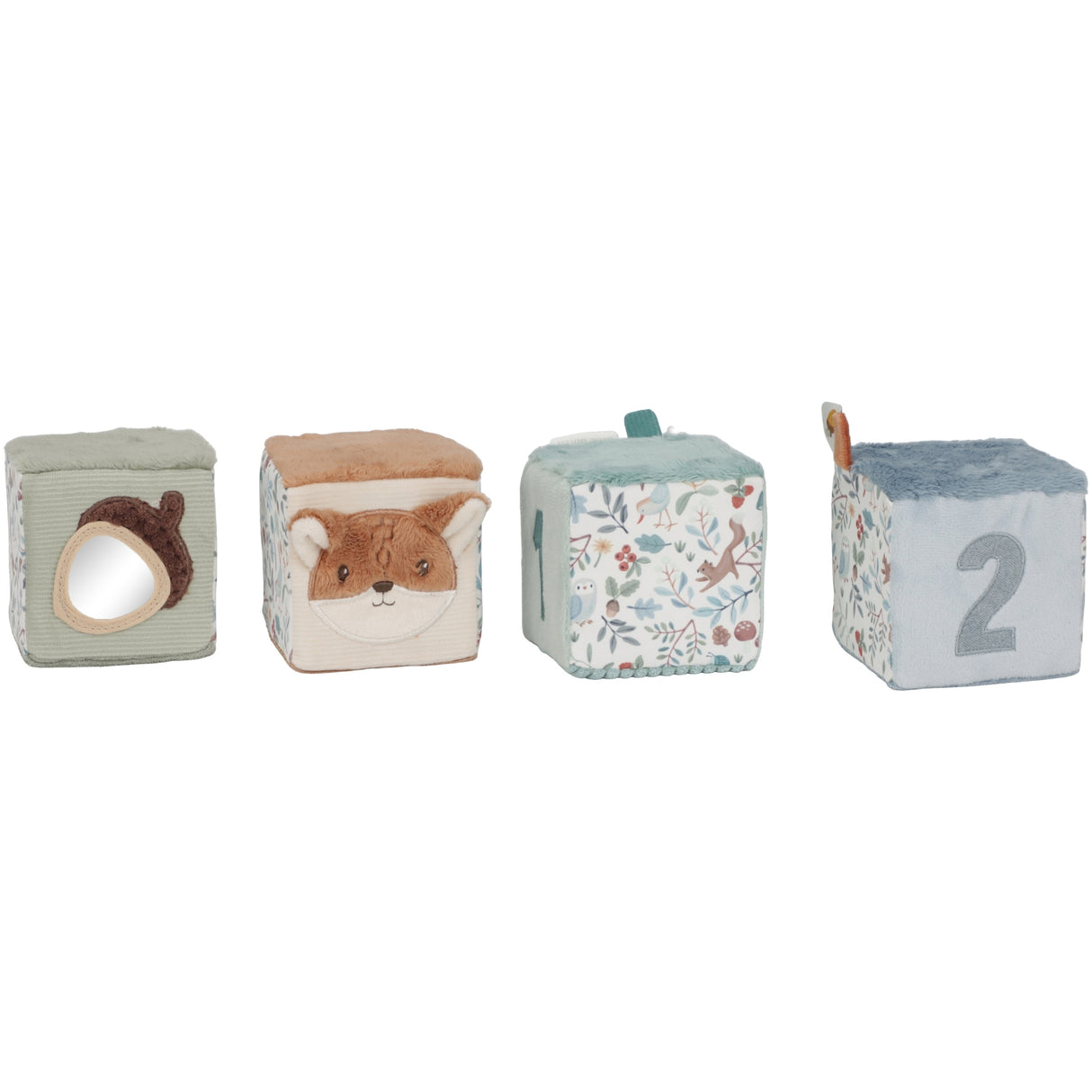 Lot de 4 cubes doux - Forest Friends