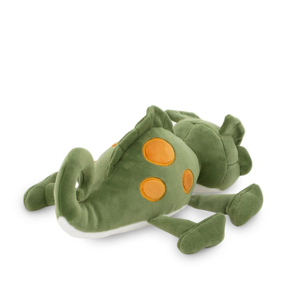 Peluche caméléon vert