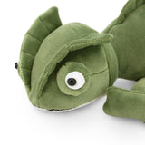 Peluche caméléon vert