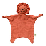 Doudou plat coton bio lion