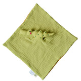 Doudou plat coton bio crocodile