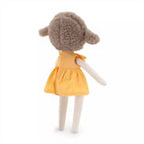 Peluche Zoé la brebis, robe jaune