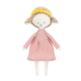Peluche Zoé la brebis, robe rose