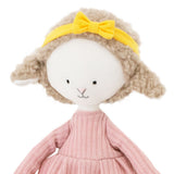 Peluche Zoé la brebis, robe rose