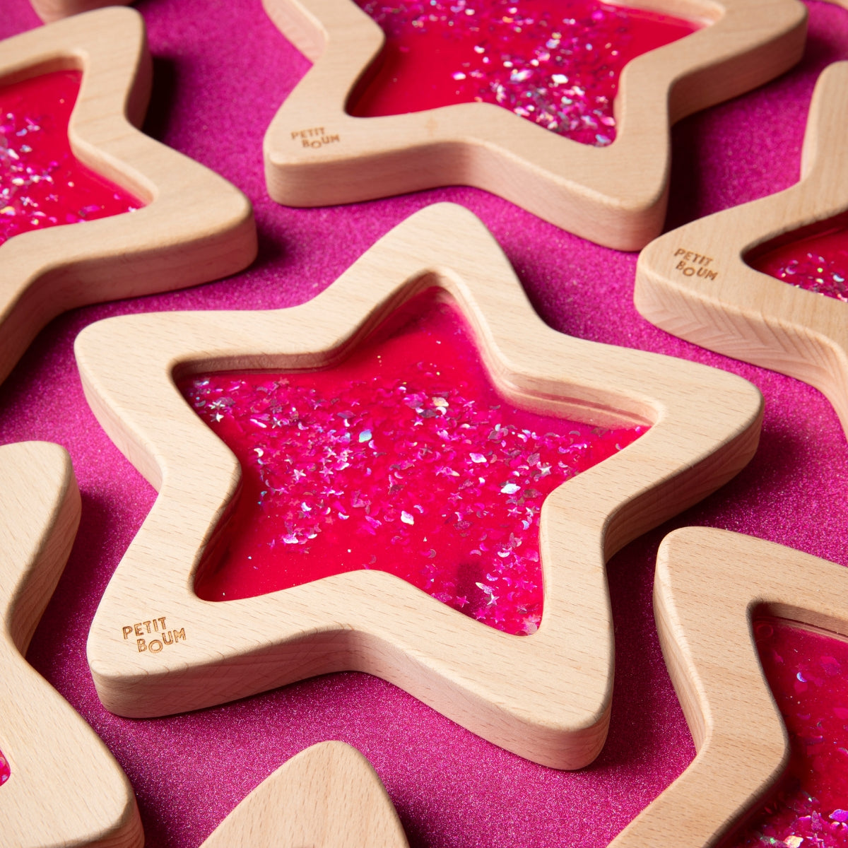 Etoile sensorielle rose Flow Star Nebula - Petit Boum