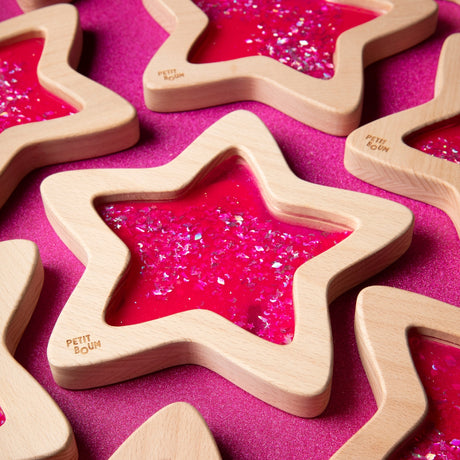 Etoile sensorielle rose Flow Star Nebula - Petit Boum