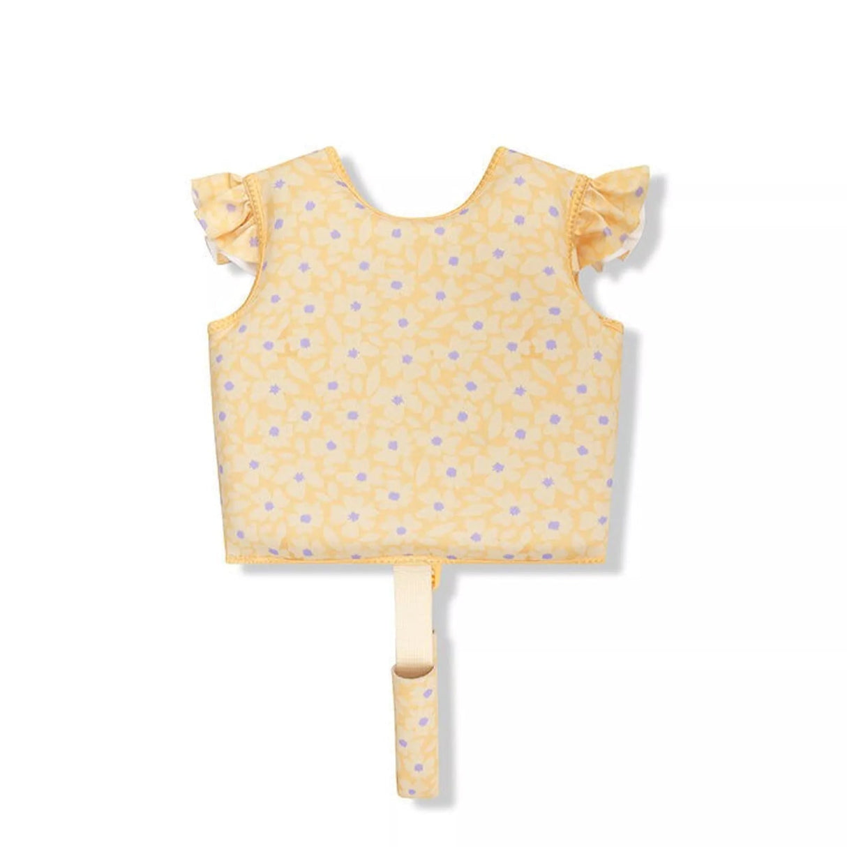 Gilet de natation fleurs jaune 1 - 2 ans