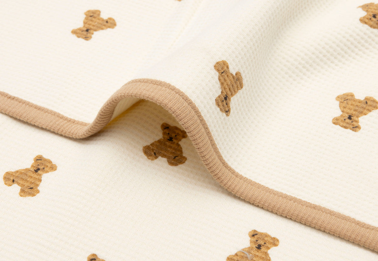 Grande couverture légère mini ourson teddy bear