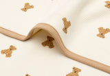 Grande couverture légère mini ourson teddy bear