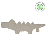 Hochet doudou crocodile en coton bio