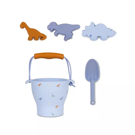 Ensemble de jeux de plage dinosaures