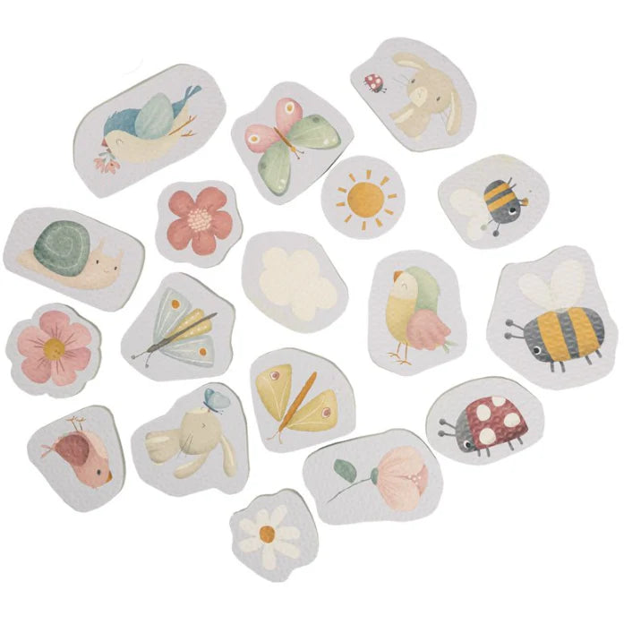 Stickers de bain en mousse - Flowers & Butterflies
