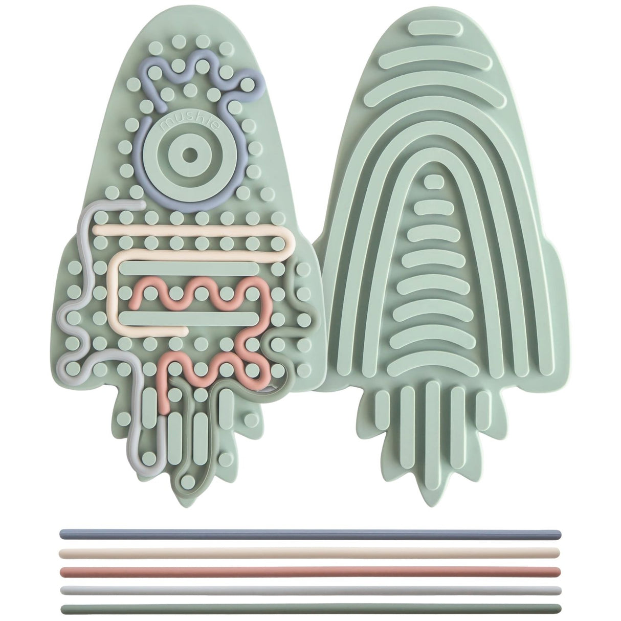 Jouet sensoriel en silicone Rocket