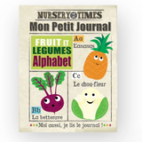 Livre "Mon journal en tissus fruits et légumes"