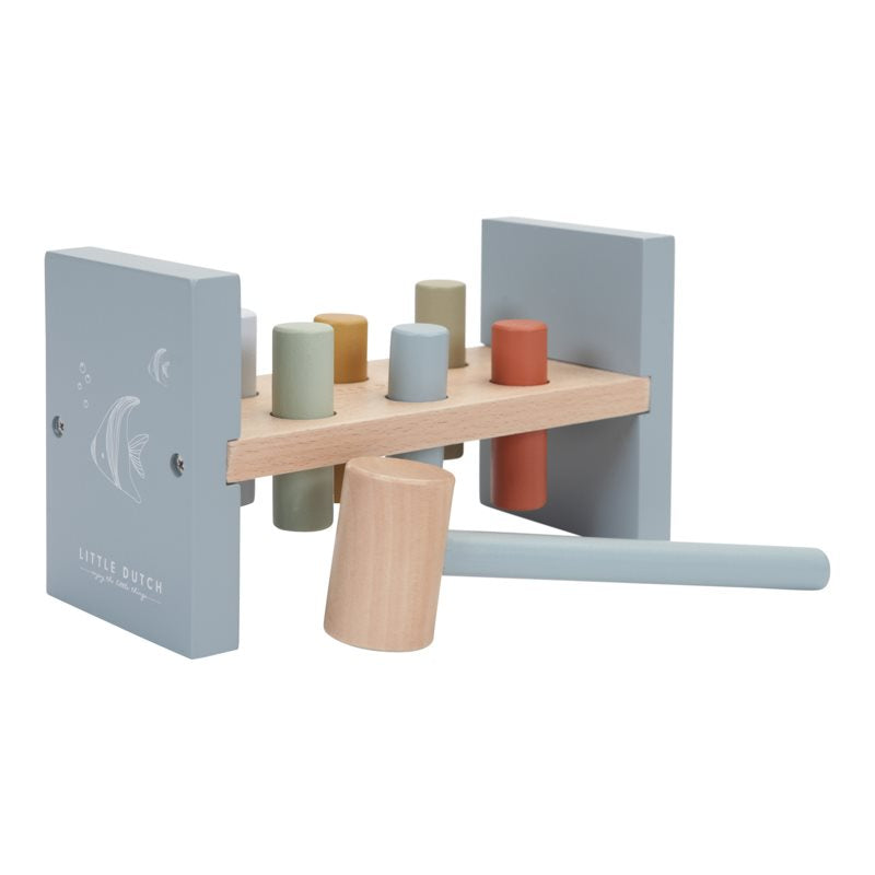 Banc à marteler en bois - Ocean