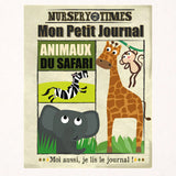 Livre "Mon journal en tissus animaux du safari"
