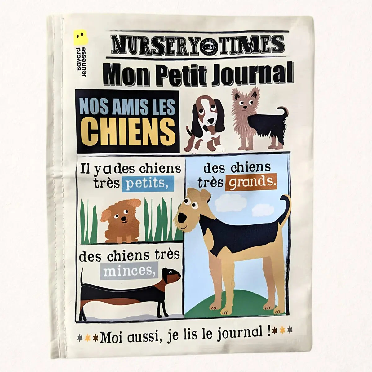 La gazette "Mon journal en tissus Nos amis les chiens"
