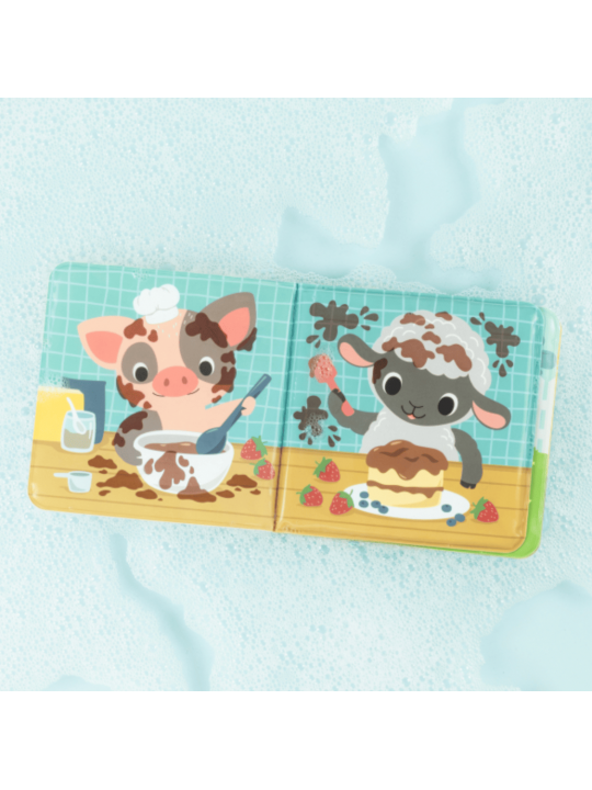 Livre de bain animaux de la ferme à nettoyer