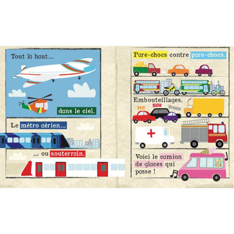 Livre "Mon journal en tissus Les véhicules"