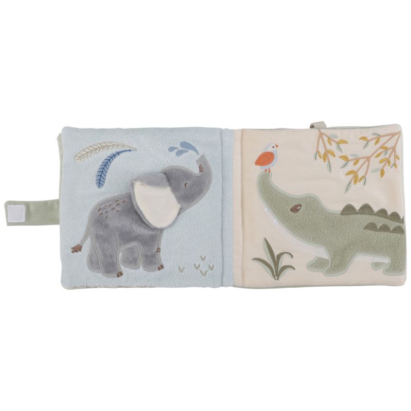 Livre d'éveil tissu - Safari Friends