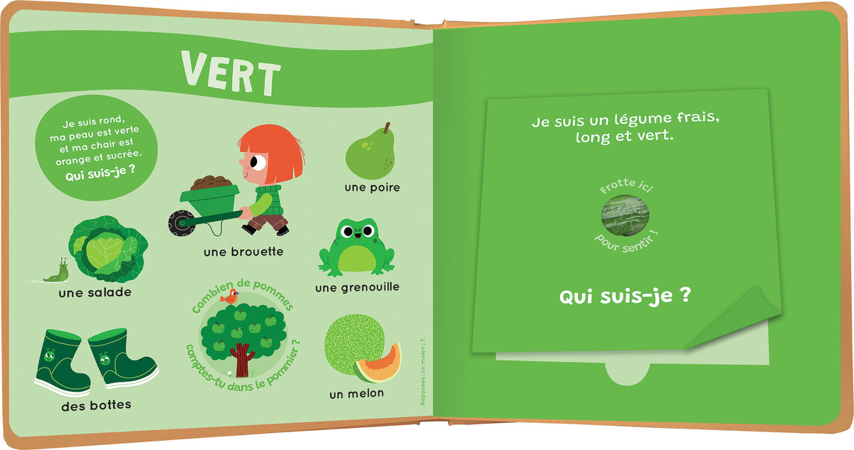 Mon livre des odeurs et des couleurs | La ferme