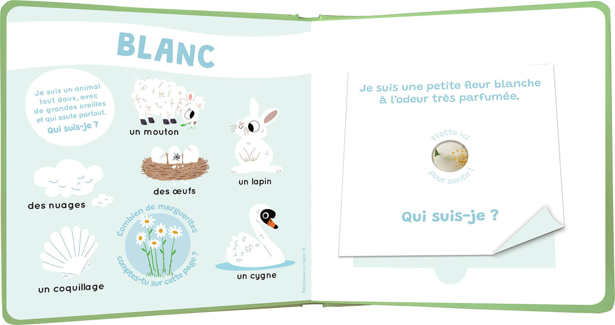 Mon livre des odeurs et des couleurs | La nature
