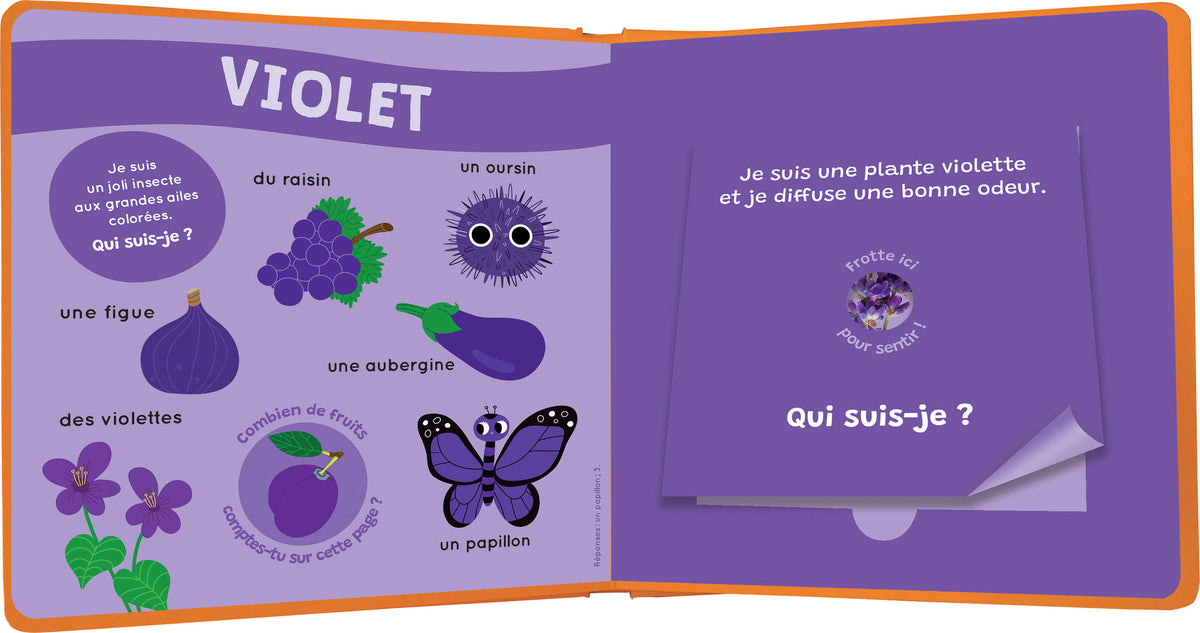 Mon livre des odeurs et des couleurs | Le monde