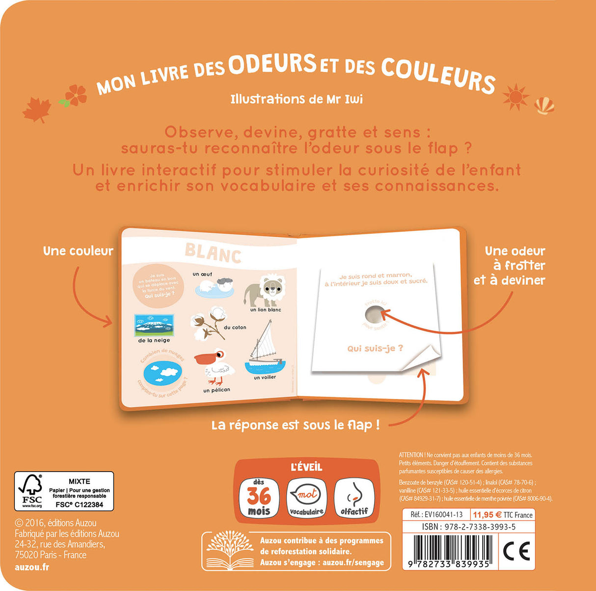 Mon livre des odeurs et des couleurs | Le monde