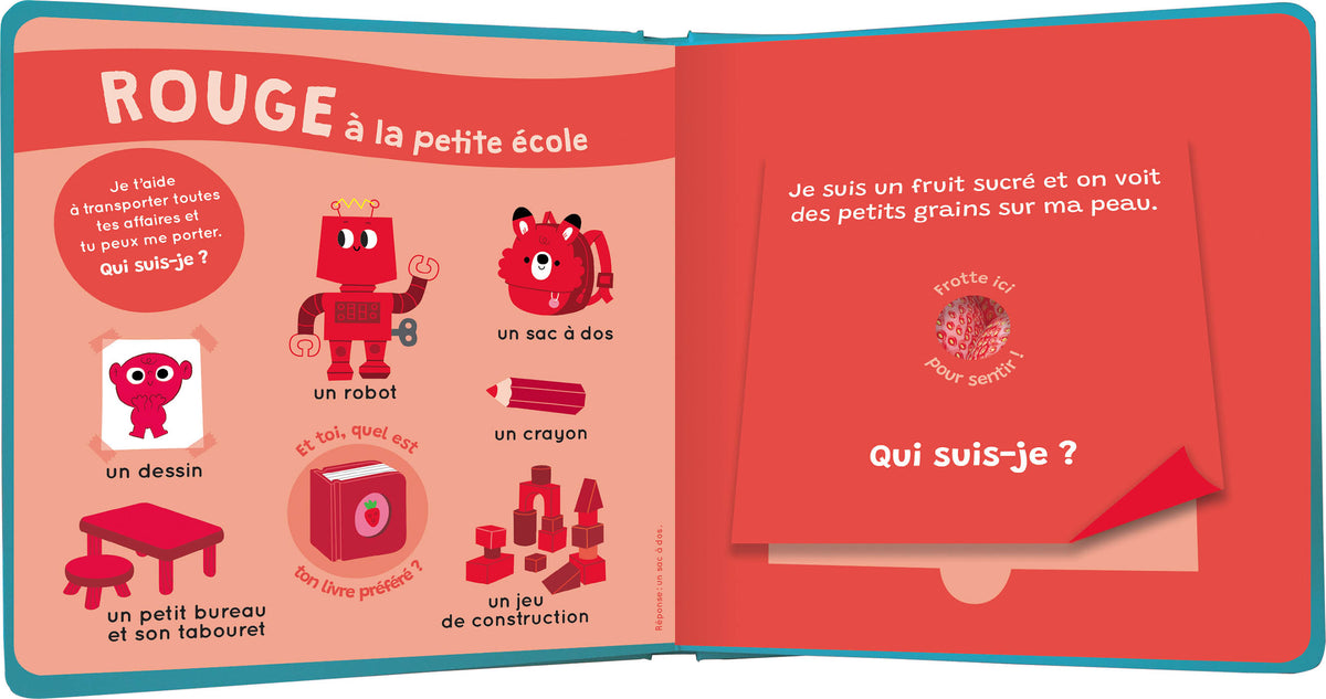 Mon livre des odeurs et des couleurs | Ma journée
