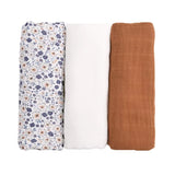 Lot de 3 langes coton bio Billie