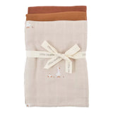 Lot de 3 langes coton bio Nils