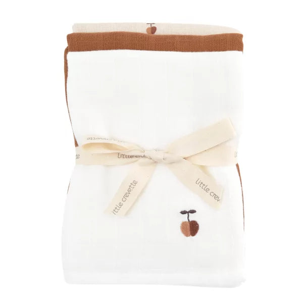 Lot de 3 langes coton bio Pom Pouce