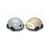 Lot de 2 voitures animaux