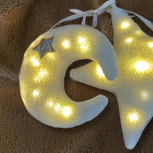 Lune lumineuse blanche