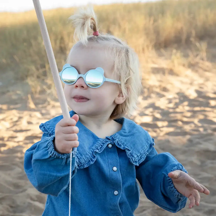 Lunettes de soleil Ourson Bleu ciel - KI ET LA