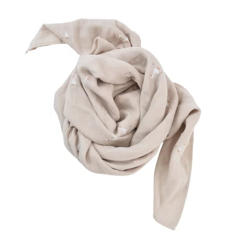 Maxi lange gaze de coton bio canard Nils 120x120cm