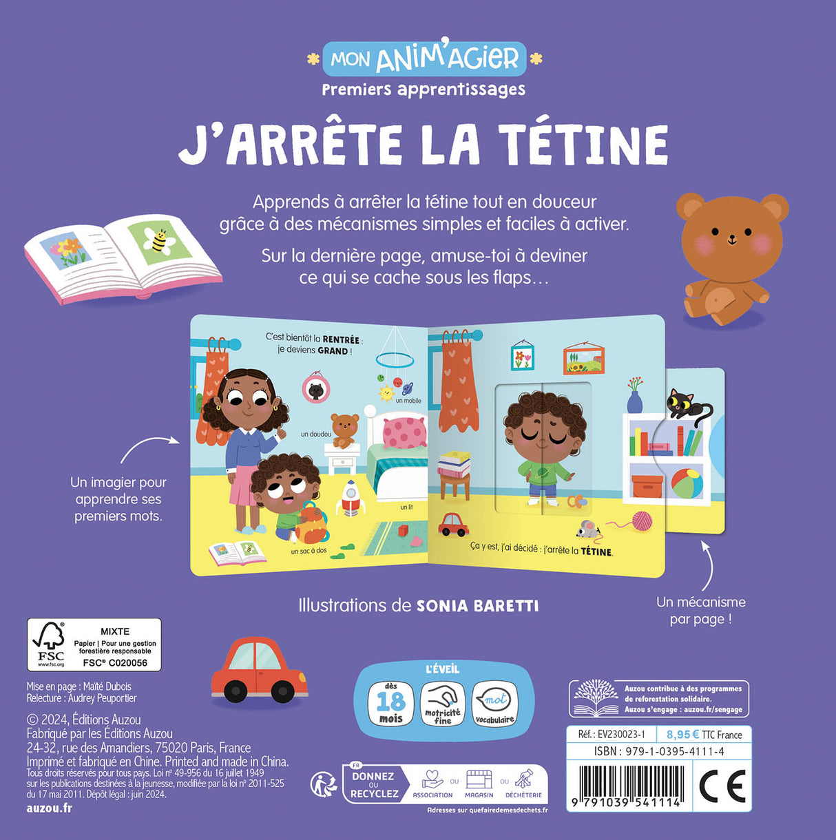 Livre mon anim'agier - J'arrête la tétine