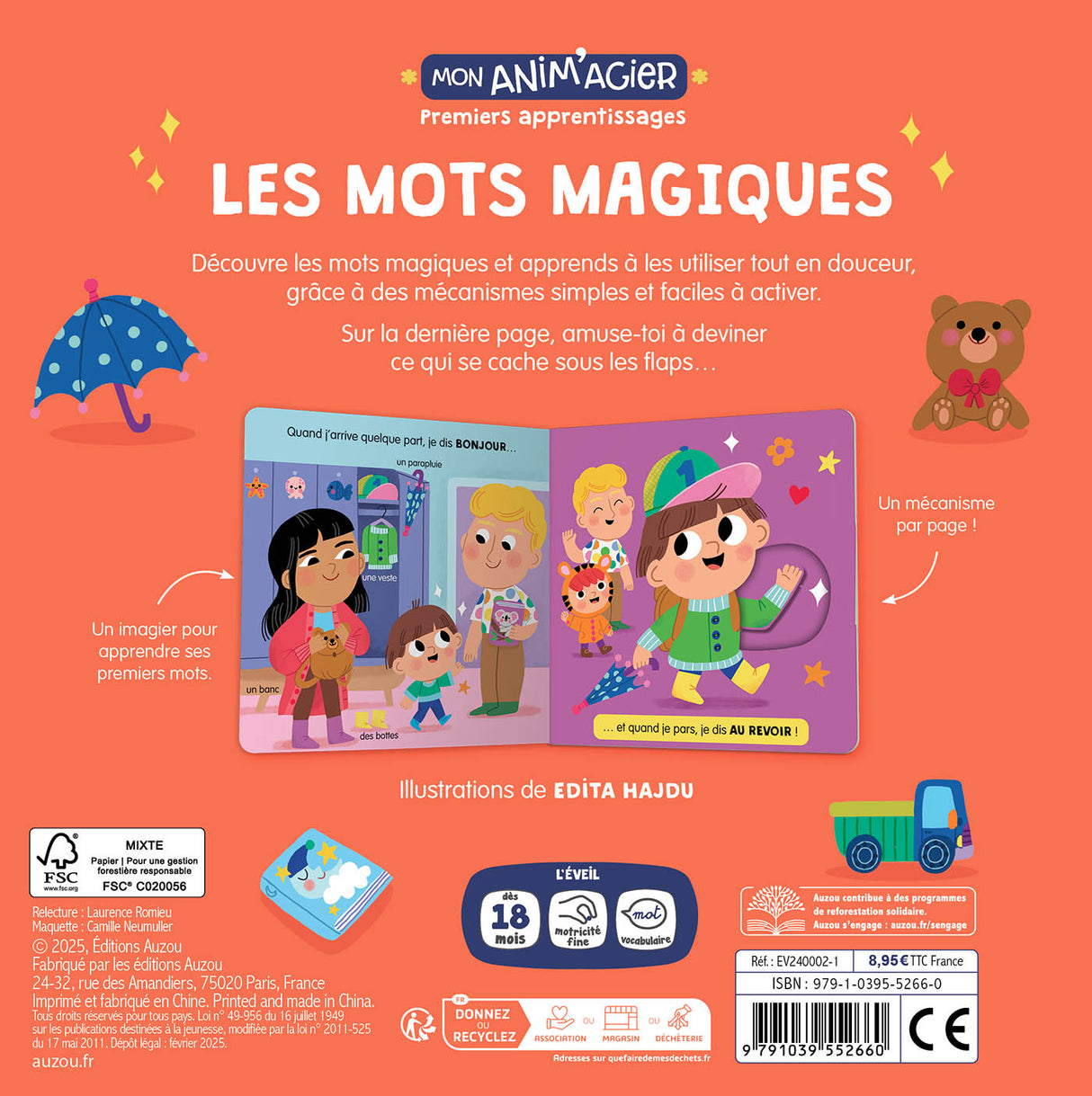 Livre mon anim'agier - Les mots magiques