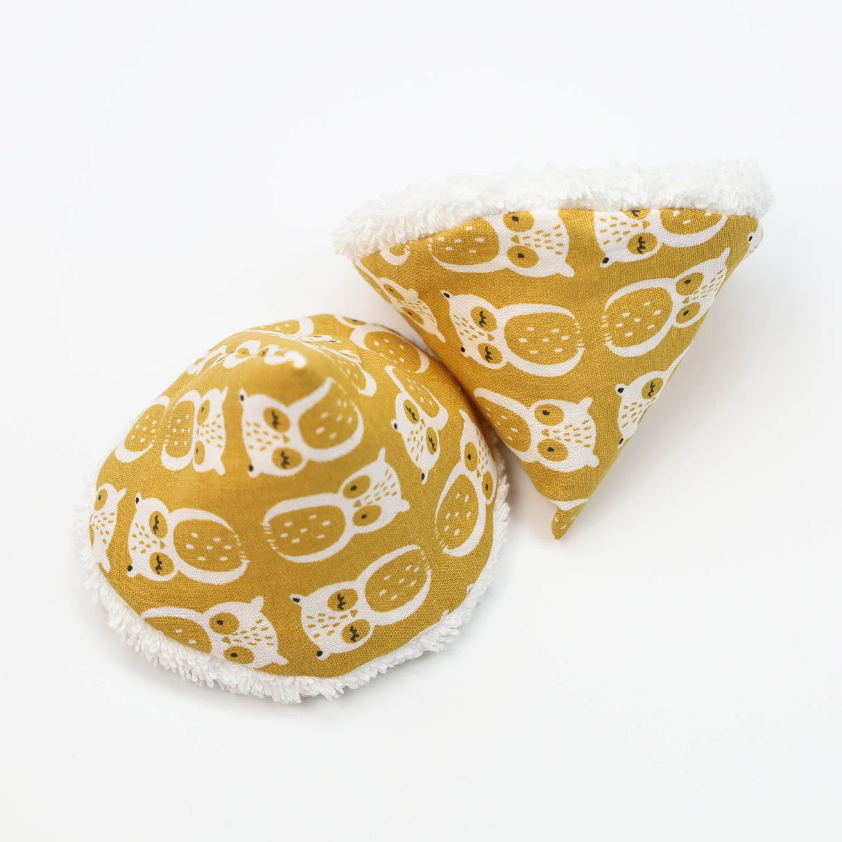 Pare pipi chouette moutarde (lot de 2)