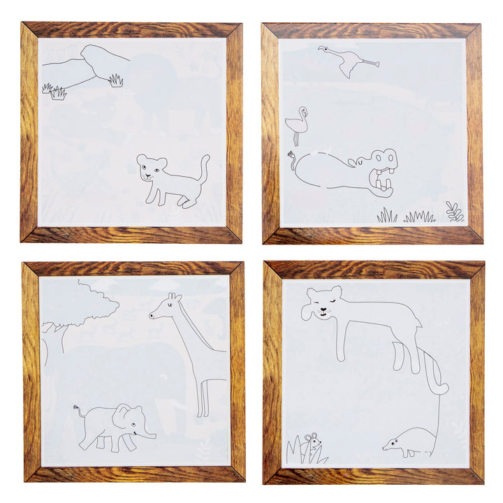 Cadre peinture magique à l'eau