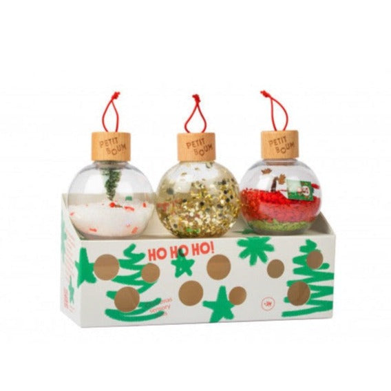 Boules de noël sensorielles Xmas - Petit boum