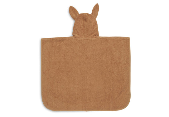 Poncho de bain caramel